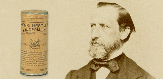 La prima farina di latte Nestlé