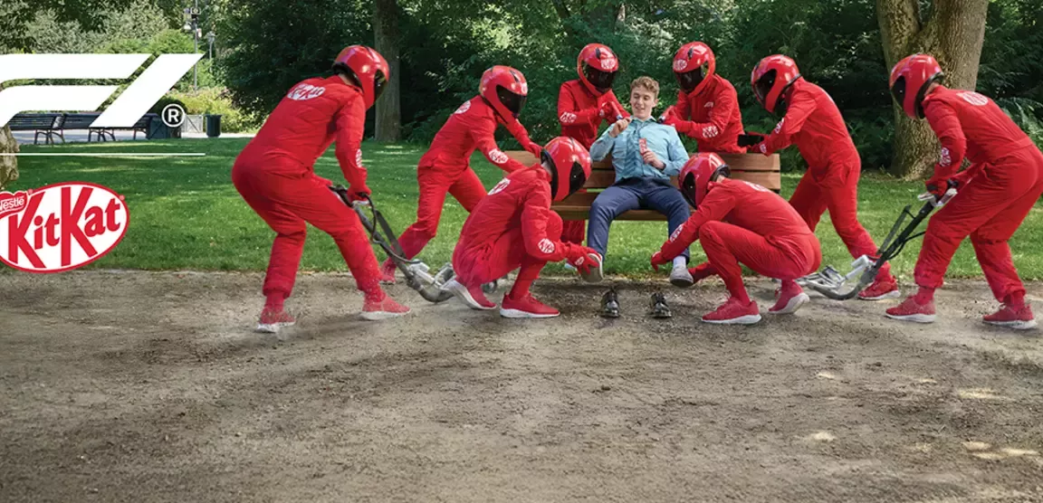 KitKat scende in pista: la nuova partnership con Formula 1