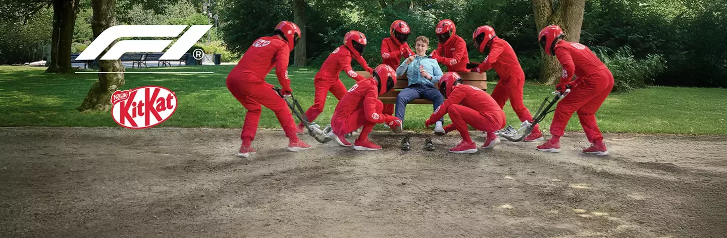 KitKat scende in pista: la nuova partnership con Formula 1