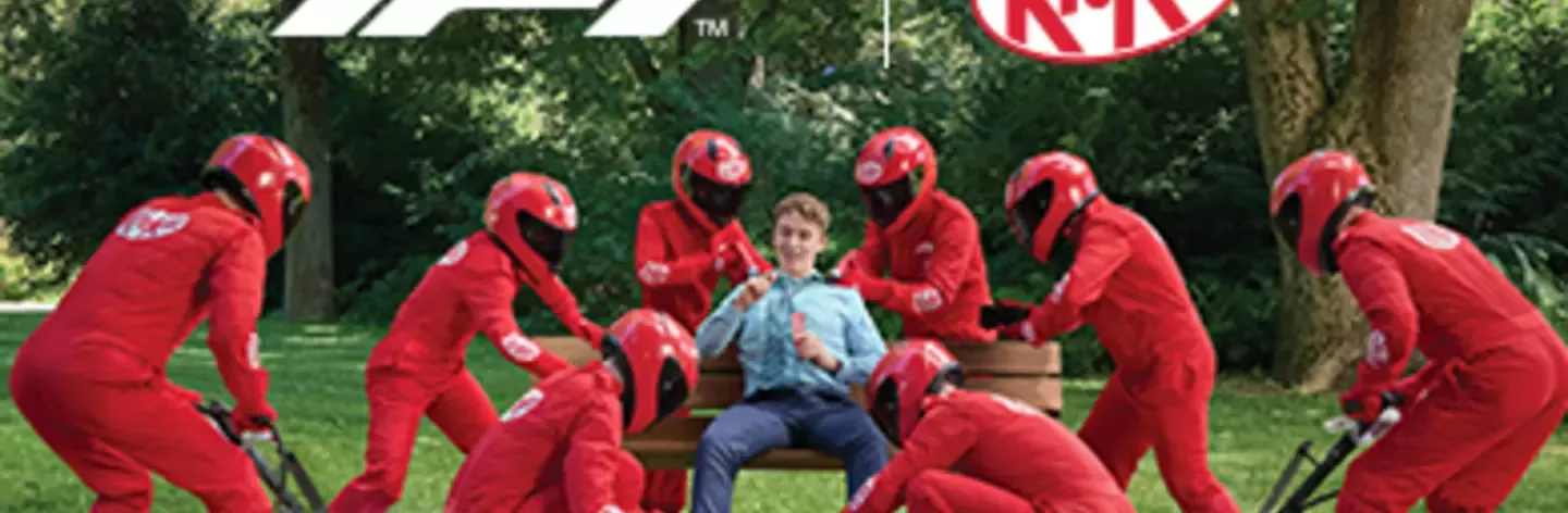 KitKat scende in pista: la nuova partnership con Formula 1