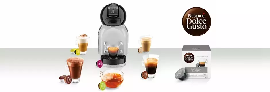 Macchina da caffe, capsule e bevande Nescafé Dolce Gusto