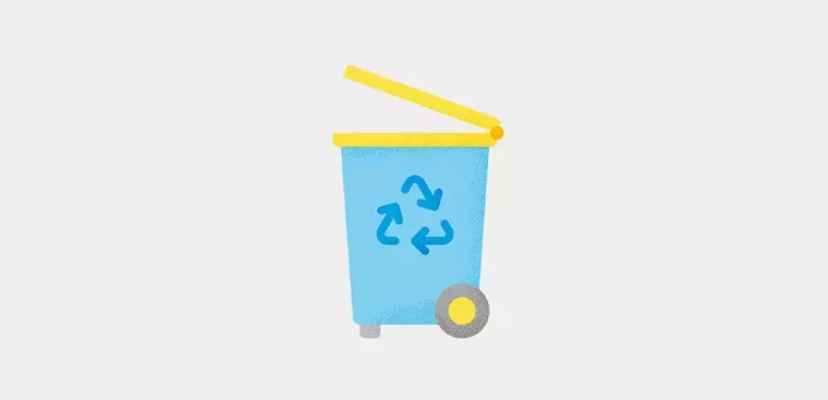 recycling can